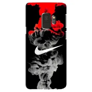 Силиконовый Чехол на Samsung Galaxy S9, G960 с картинкой Nike (Nike дым)