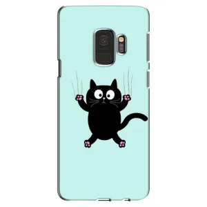 Силіконовий чохол з котиком для Samsung Galaxy S9, G960 (Падаючий кіт)