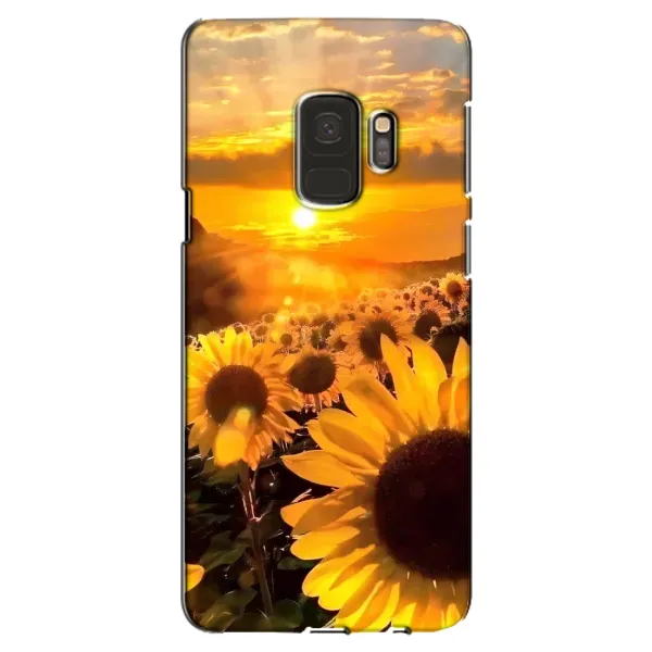 Чехол с рисунком «поле подсолнухов» для Samsung Galaxy S9 (G960)