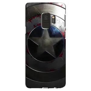Чехол с Щитом Капитана Америки на Samsung Galaxy S9, G960 (Ретро Щит Капитана)