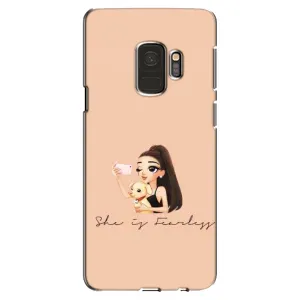Силиконовый Чехол на Samsung Galaxy S9, G960 с картинкой Стильных Девушек (С собакой)