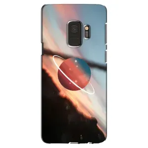 Чехол (ТПУ) с планетами на Samsung Galaxy S9, G960 (Сатурн)
