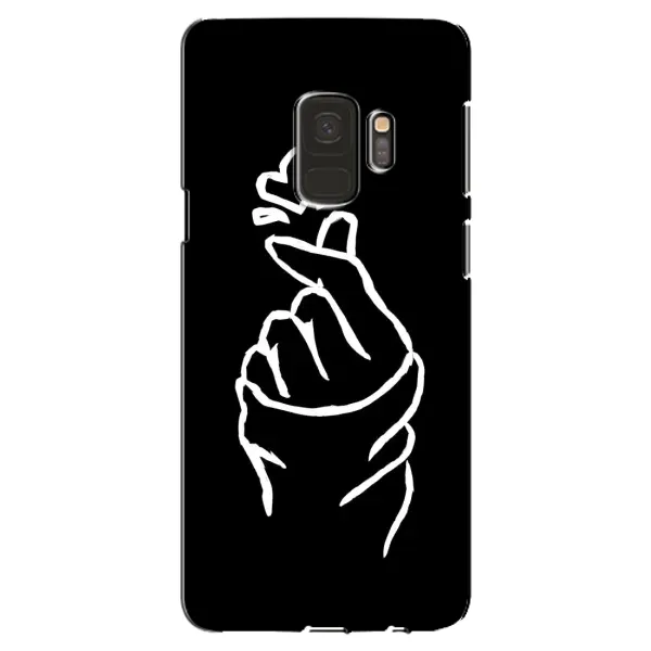 Чехол с рисунком «Сердце на черном» для Samsung Galaxy S9 (G960) Чехол с рисунком «Сердце на черном» для Samsung Galaxy S9 (G960)
