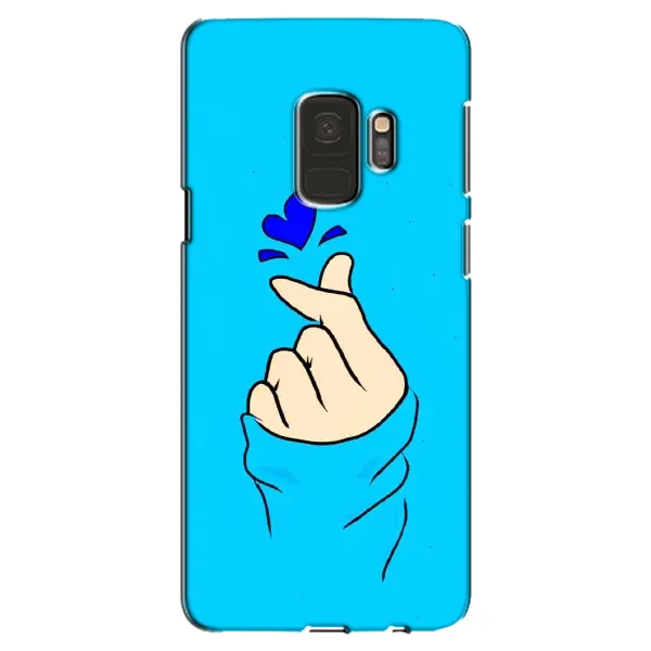 Чехол с рисунком «Сердце на синем» для Samsung Galaxy S9 (G960) Чехол с рисунком «Сердце на синем» для Samsung Galaxy S9 (G960)