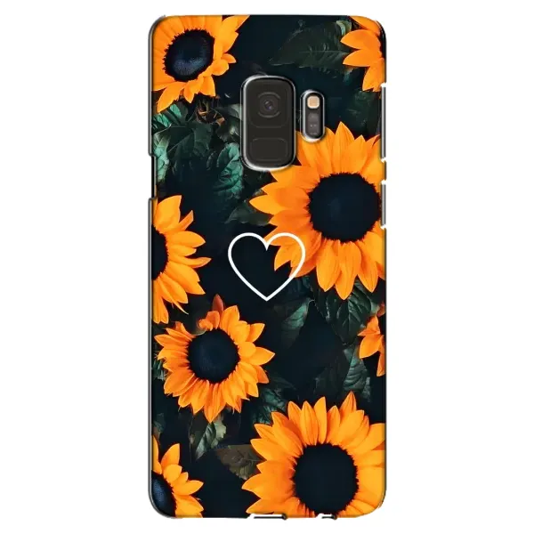Чехол с рисунком «Сердечко в подсолнухах» для Samsung Galaxy S9 (G960) Чехол с рисунком «Сердечко в подсолнухах» для Samsung Galaxy S9 (G960)