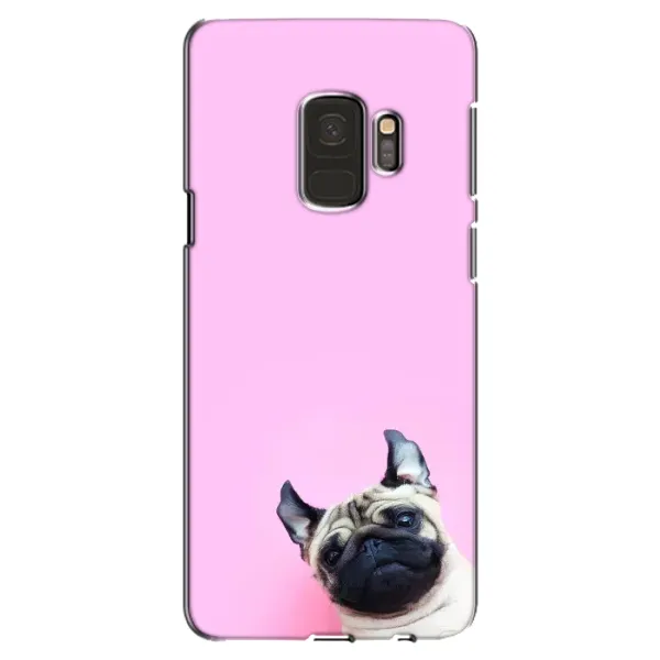 Чехол с рисунком «Собака на розовом» для Samsung Galaxy S9 (G960) Чехол с рисунком «Собака на розовом» для Samsung Galaxy S9 (G960)