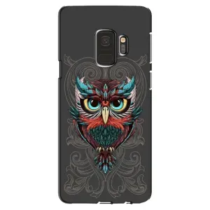 Чехлы с принтом СОВЫ для Samsung Galaxy S9, G960 (Сова на сером)