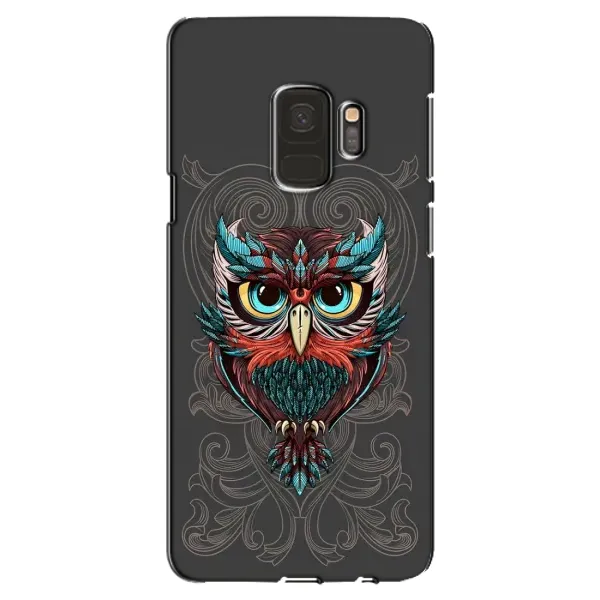 Чехол с рисунком «Сова на сером» для Samsung Galaxy S9 (G960) Чехол с рисунком «Сова на сером» для Samsung Galaxy S9 (G960)