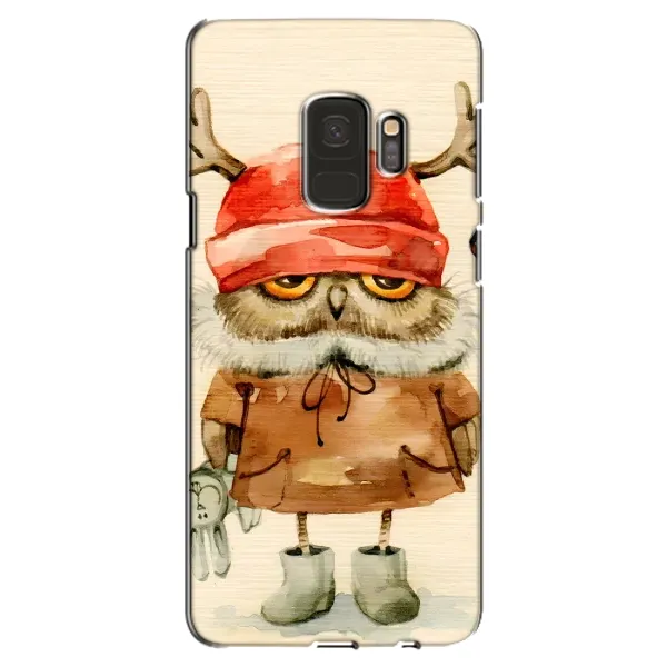 Чехол с рисунком «Сова в шапке» для Samsung Galaxy S9 (G960) Чехол с рисунком «Сова в шапке» для Samsung Galaxy S9 (G960)
