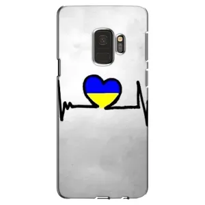 Силиконовый Чехол на Samsung Galaxy S9, G960 (Я-Украина) (Украинская кардиограмма)