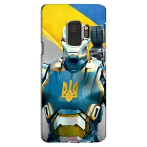 Силиконовый Чехол на Samsung Galaxy S9, G960 (Я-Украина) (Украинский робокоп)