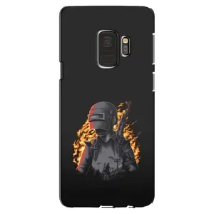 Чохол з картинкою "Герой Pubg" на Samsung Galaxy S9, G960 (В полум'ї)