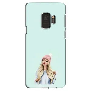 Силиконовый Чехол на Samsung Galaxy S9, G960 с картинкой Стильных Девушек (В шапке)