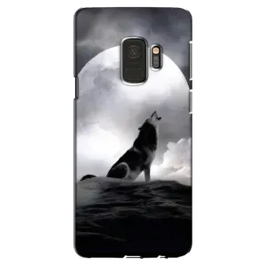Чохол з Вовком на Samsung Galaxy S9, G960 (Вовк і місяць)
