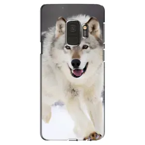 Чохол з Вовком на Samsung Galaxy S9, G960 (Вовк біжить по снігу)