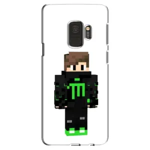 Чехлы для Samsung Galaxy S9, G960 (Персонажи Майн Крафт) (Зеленый мальчик)