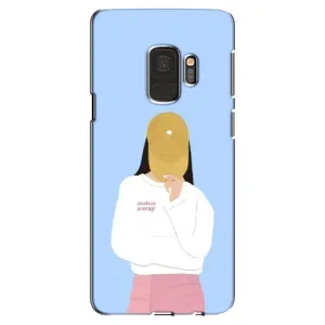 Силиконовый Чехол на Samsung Galaxy S9, G960 с картинкой Стильных Девушек (Желтая кепка)