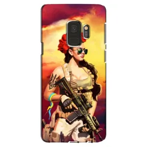 ЗСУ Чехлы (TPU) для Samsung Galaxy S9, G960 (Женщина солдат)