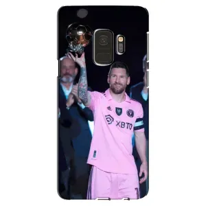 Чехлы Лео Месси в Майами на Samsung Galaxy S9, G960 (Золотой мяч Месси)