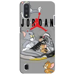Силиконовый Чехол Nike Air Jordan на Самсунг М01 Кор (Air Jordan)