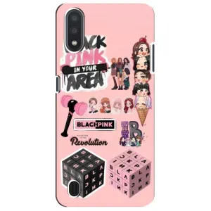 Чохли з картинкою для Sansung Galaxy M01 Core (A013F) (BLACK PINK колаж)