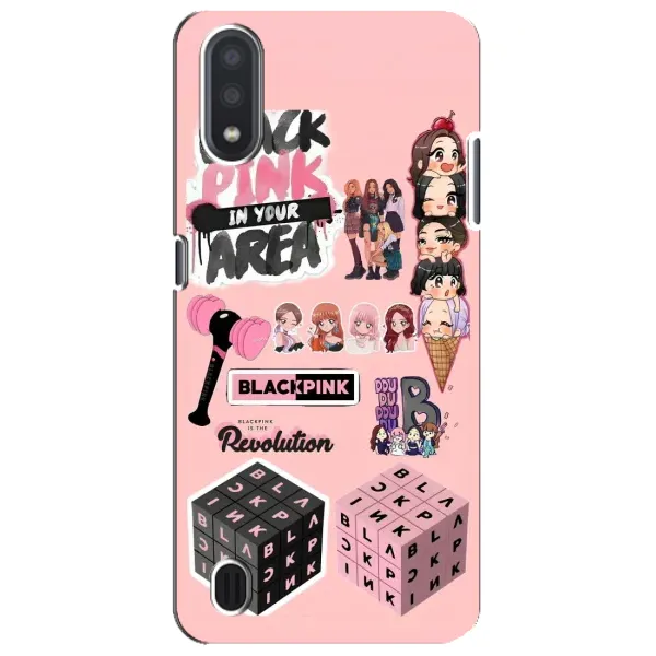 Чехол с рисунком «BLACK PINK коллаж» для Samsung Galaxy M01 Core (A013F)