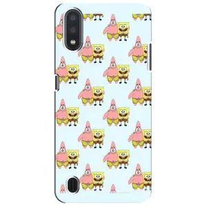 Чехлы с Патриком на Sansung Galaxy M01 Core (A013F) (Боб и Патрик)