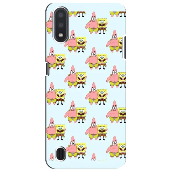 Чехол с рисунком «Боб и Патрик» для Samsung Galaxy M01 Core (A013F)