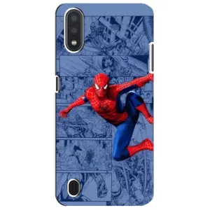 Силиконовый Чехол для Sansung Galaxy M01 Core (A013F) (Человек Паук)