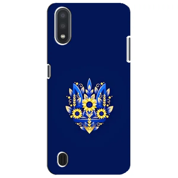 Чехол с рисунком «Цветущий Герб» для Samsung Galaxy M01 Core (A013F)