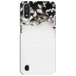 Чехлы с тематикой "ЦВЕТЫ" на Sansung Galaxy M01 Core (A013F) (Цветы на стене)