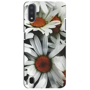 Чехол с ромашками на Sansung Galaxy M01 Core (A013F) (Цветы Ромашки)