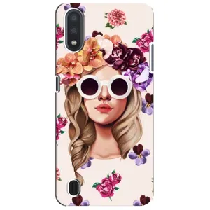 Чохол з картинкою Модні Дівчата Sansung Galaxy M01 Core (A013F) (Дівчина в окулярах)