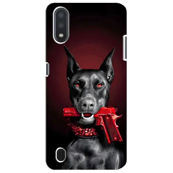 Чехол с рисунком «Доберман злой» для Samsung Galaxy M01 Core (A013F) Чехол с рисунком «Доберман злой» для Samsung Galaxy M01 Core (A013F)
