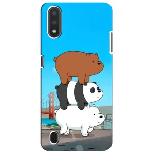 Чехлы с Пандами на Sansung Galaxy M01 Core (A013F) (Друзья)