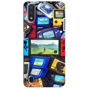 Чехол с рисунком «Джойстики» для Samsung Galaxy M01 Core (A013F)