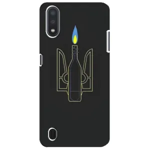 Чехол с картинкой (Патриотический ГЕРБ) на Sansung Galaxy M01 Core (A013F) (Герб - Молотова)