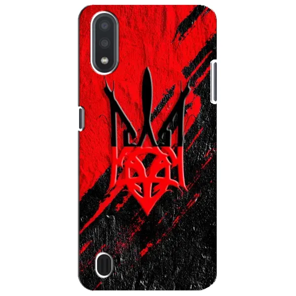 Чехол с рисунком «Герб в цвете УПА» для Samsung Galaxy M01 Core (A013F) Чехол с рисунком «Герб в цвете УПА» для Samsung Galaxy M01 Core (A013F)