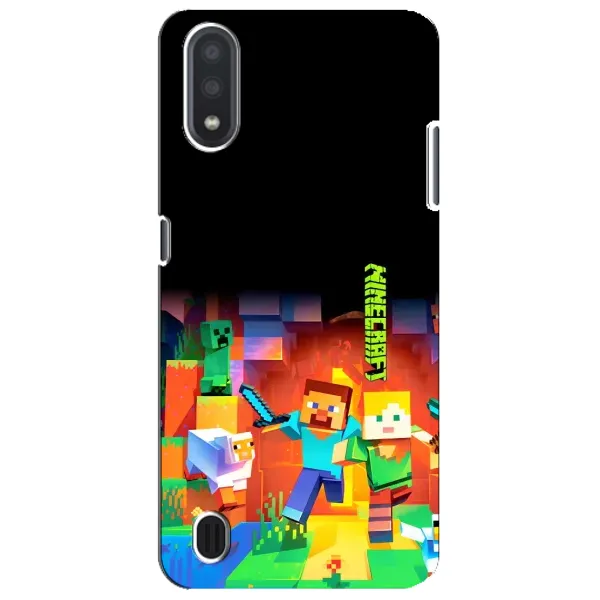 Чехол с рисунком «Герой Майнкрафт» для Samsung Galaxy M01 Core (A013F) Чехол с рисунком «Герой Майнкрафт» для Samsung Galaxy M01 Core (A013F)