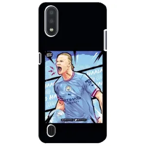 Чехлы с принтом для Sansung Galaxy M01 Core (A013F) Футболист (гол Эрлинг Холланд)