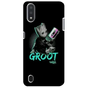 Чехол Супергерои Марвел на Самсунг М01 Кор (Groot)