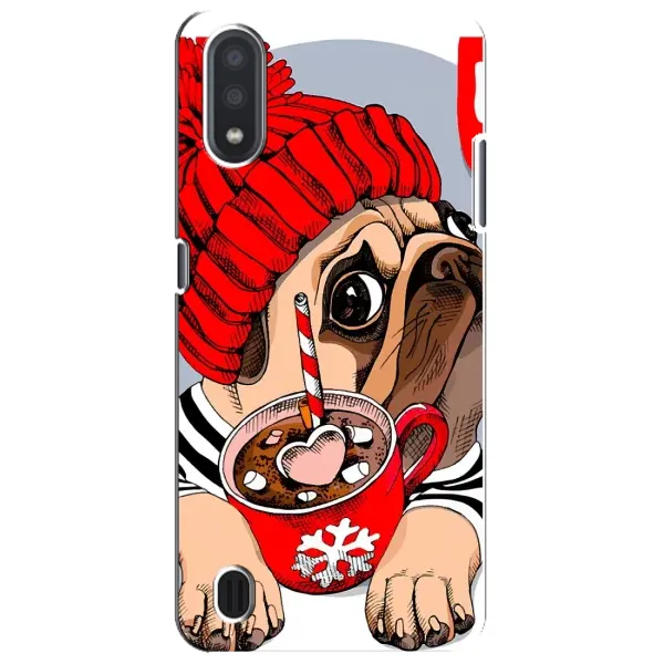 Чехол с рисунком «Грустная собака» для Samsung Galaxy M01 Core (A013F)