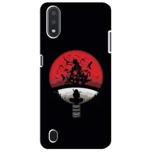 Чохли з принтом Ітачі Учіха на Sansung Galaxy M01 Core (A013F) (Ітачі на чорному)