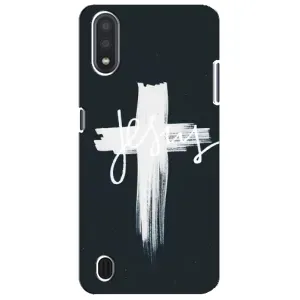 Чехлы для Самсунг М01 Кор (Крест Иисуса) (Jesus)