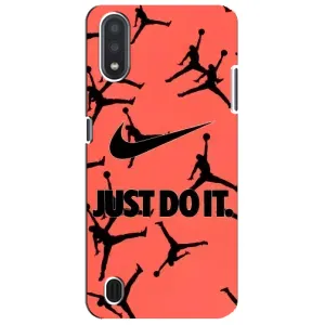 Силиконовый Чехол Nike Air Jordan на Самсунг М01 Кор