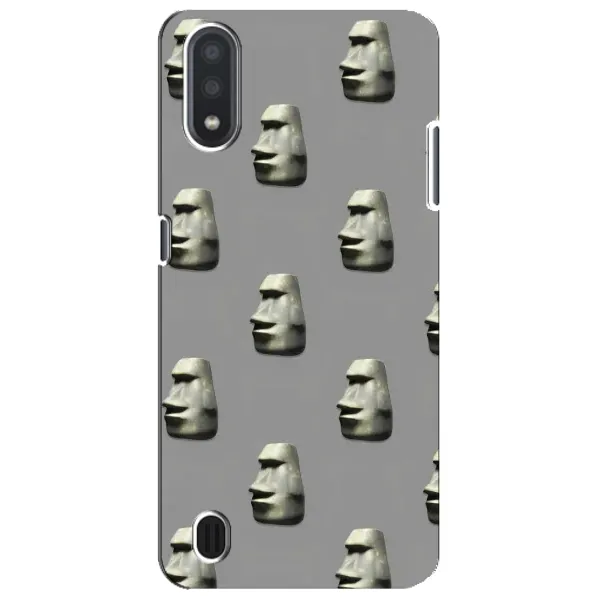 Чехол с рисунком «Каменное лицо» для Samsung Galaxy M01 Core (A013F) Чехол с рисунком «Каменное лицо» для Samsung Galaxy M01 Core (A013F)
