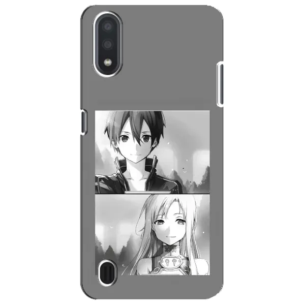 Чехол с рисунком «Кирито-Асуна» для Samsung Galaxy M01 Core (A013F) Чехол с рисунком «Кирито-Асуна» для Samsung Galaxy M01 Core (A013F)
