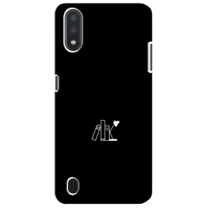 Чехол с картинками на черном фоне для Sansung Galaxy M01 Core (A013F) (Книжки)