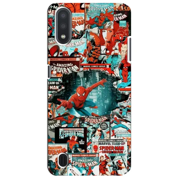 Чехол с рисунком «Комиксы Человек Паук» для Samsung Galaxy M01 Core (A013F) Чехол с рисунком «Комиксы Человек Паук» для Samsung Galaxy M01 Core (A013F)