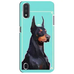 Чехол ДОБЕРМАН для Sansung Galaxy M01 Core (A013F) (Король доберман)